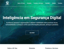 Tablet Screenshot of gcsec.com.br